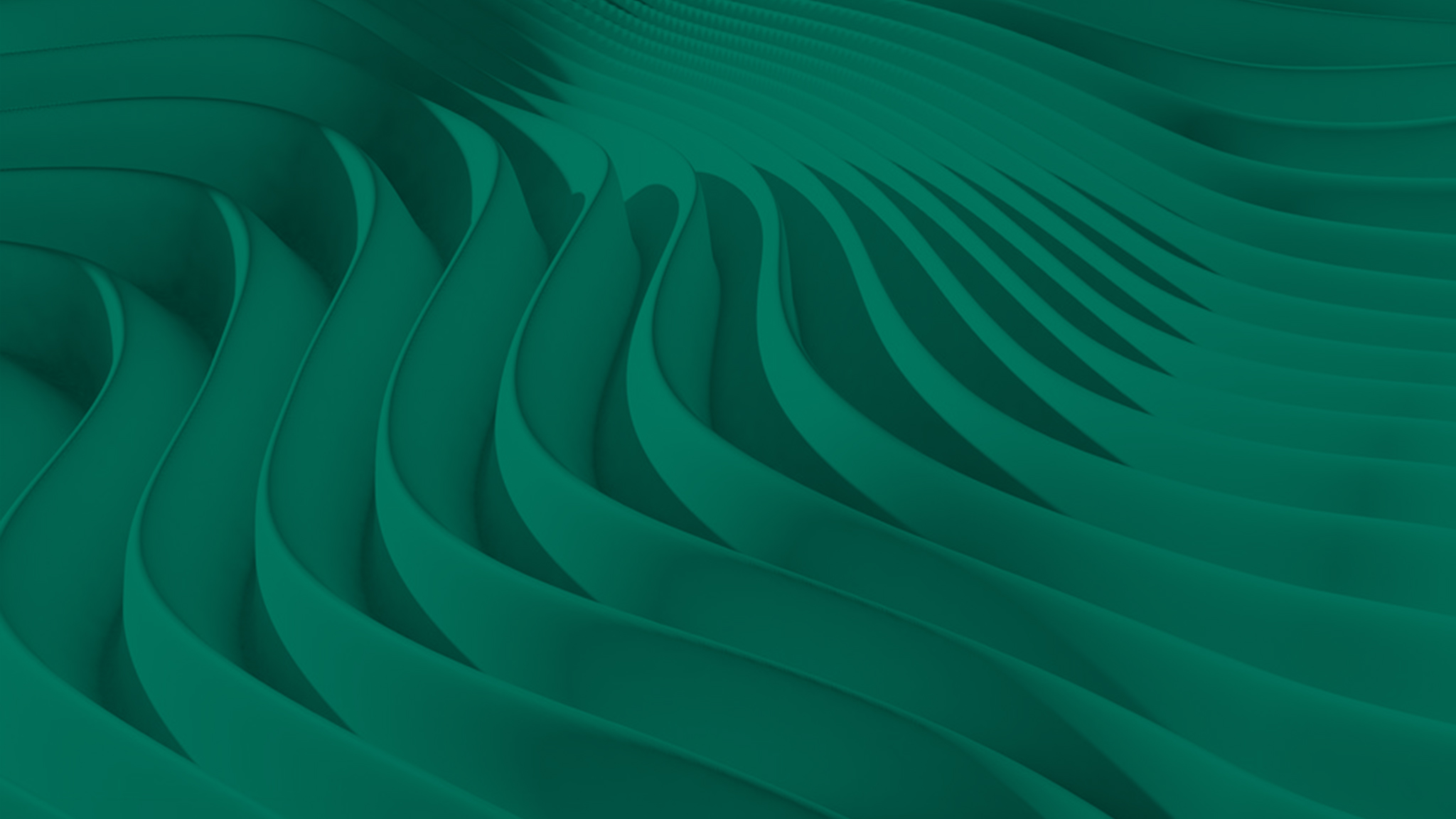 green abstract waves